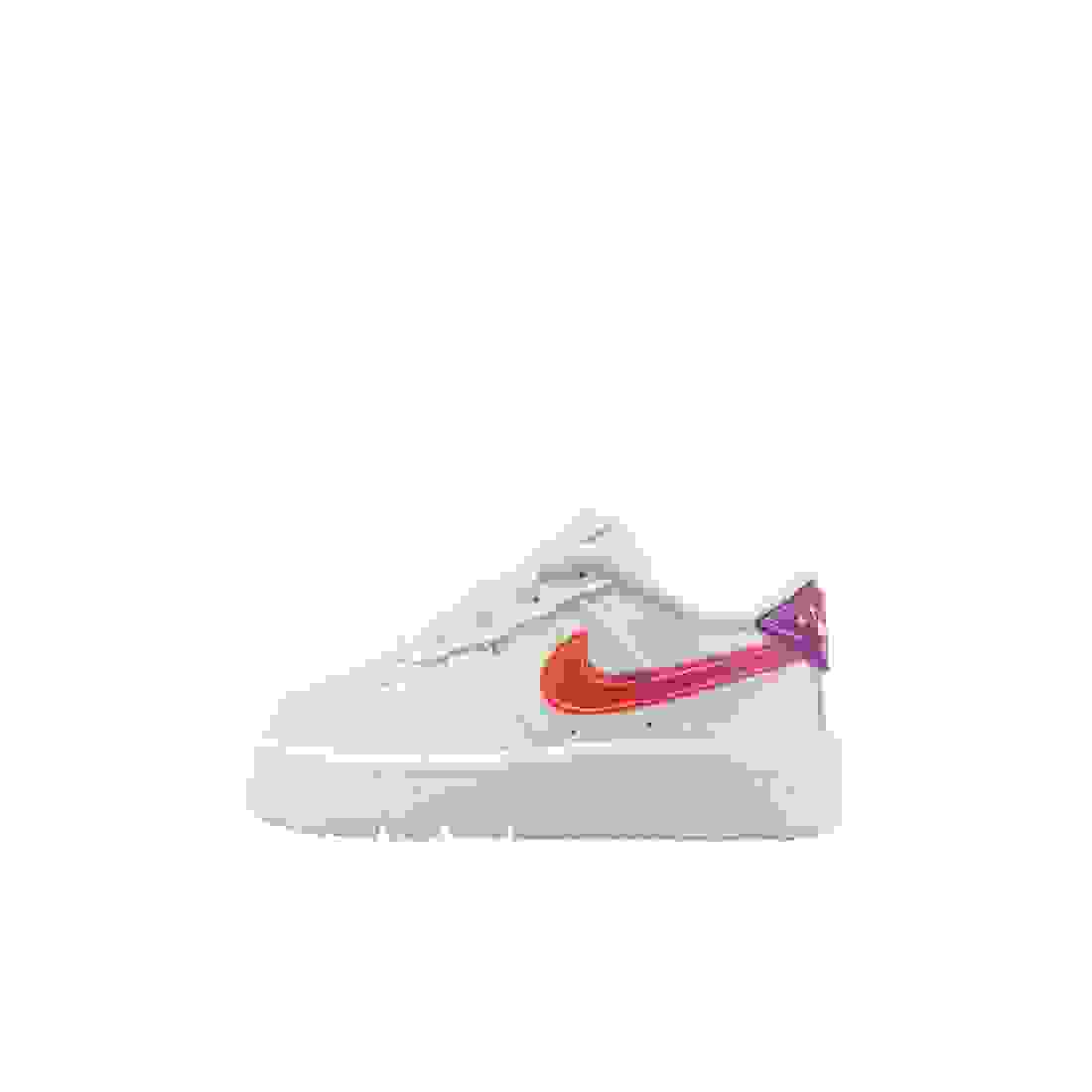 Nike Force 1 Low Infant Girls' "White/Turf Orange/Bright Violet" Shoe